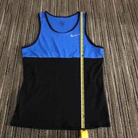 Nike Dri fit black and blue lightweight tank size small - Picture 3 of 6